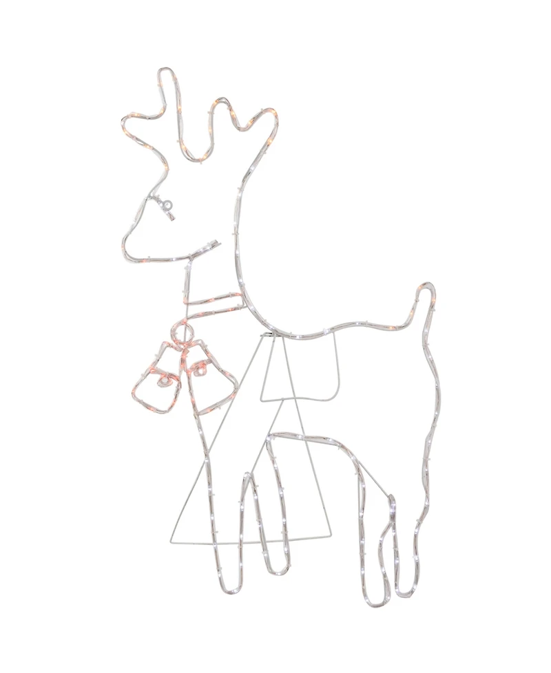 Northlight 36" Lighted Standing Reindeer Silhouette Outdoor Christmas Decor