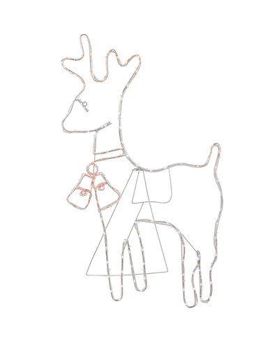 Northlight 36" Lighted Standing Reindeer Silhouette Outdoor Christmas Decor