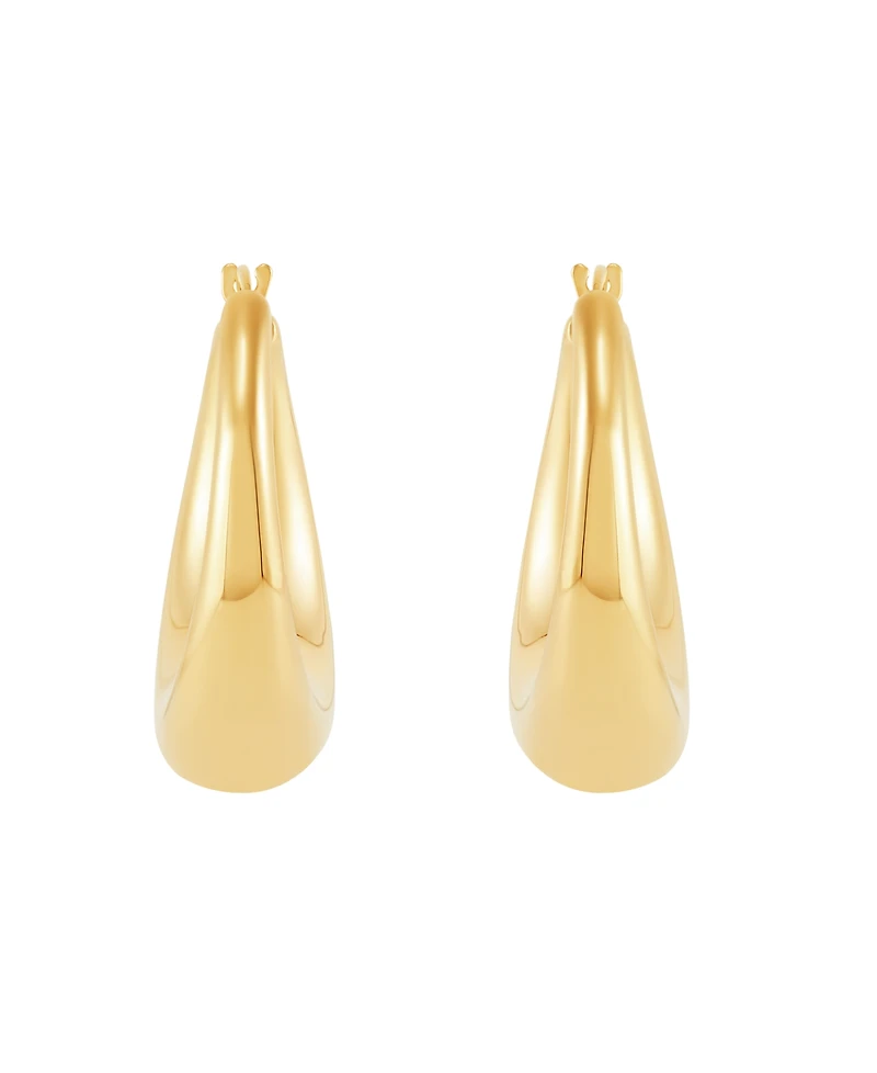 Macy's Electroform Hoop Earrings in 18K Yellow Gold