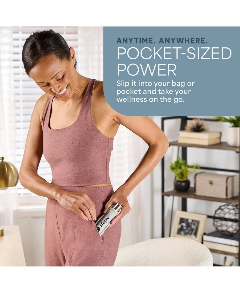 Lifepro Infrared & Red Light Therapy Device – 3 Wavelength Near Infrared Light for Joint, Muscle & Face Pain Relief – Compact, Portable Design for Bod