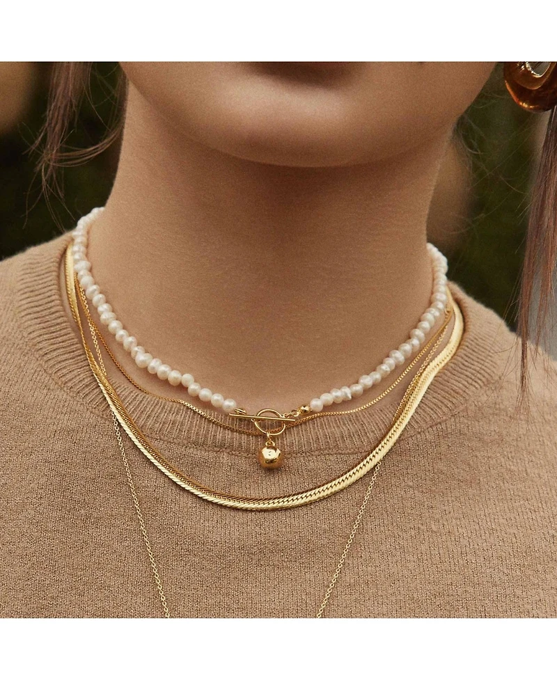 Gabby Layered Snake Necklace