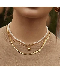 Gabby Layered Snake Necklace