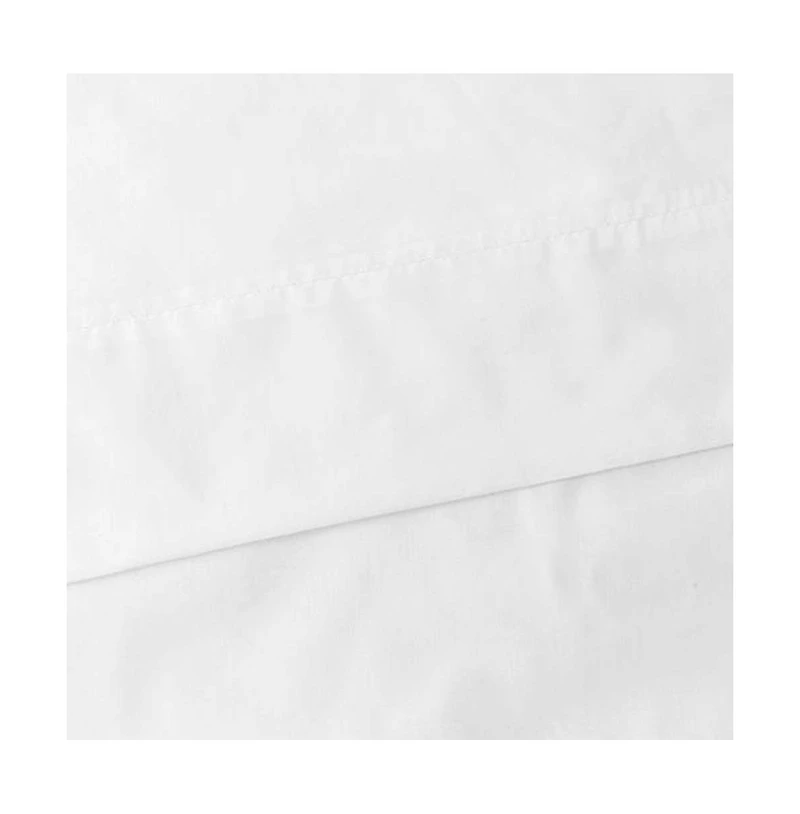 Ellis Classic Tailored Design in a Perma Press Fabric 3" Rod Pocket Tailored Valance 86"x15" White