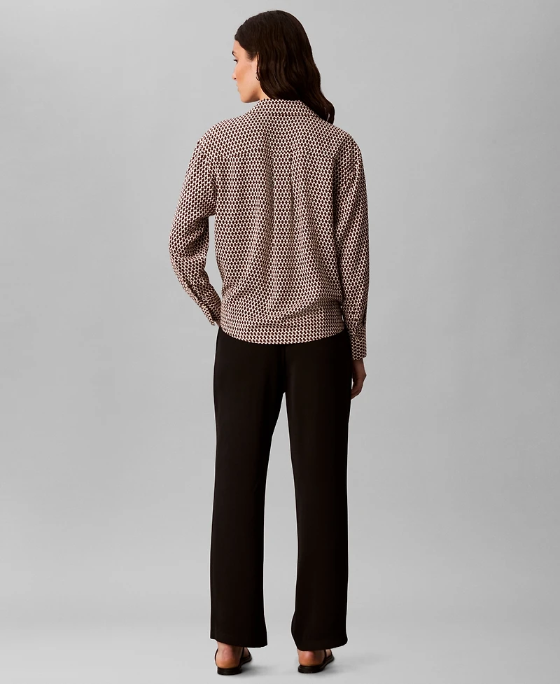 Calvin Klein Women's Wide Leg Trousers