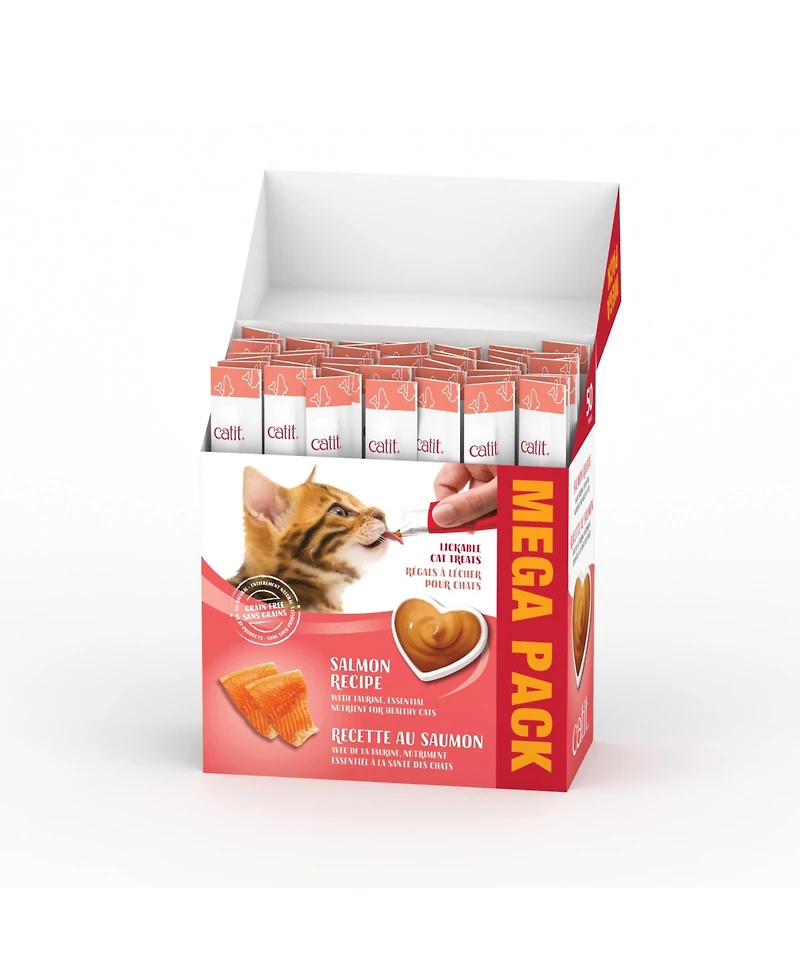 Catit Creamy Lick Treat Salmon 50pk