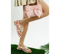 Nayasa Pn Buckle Pearls Flats