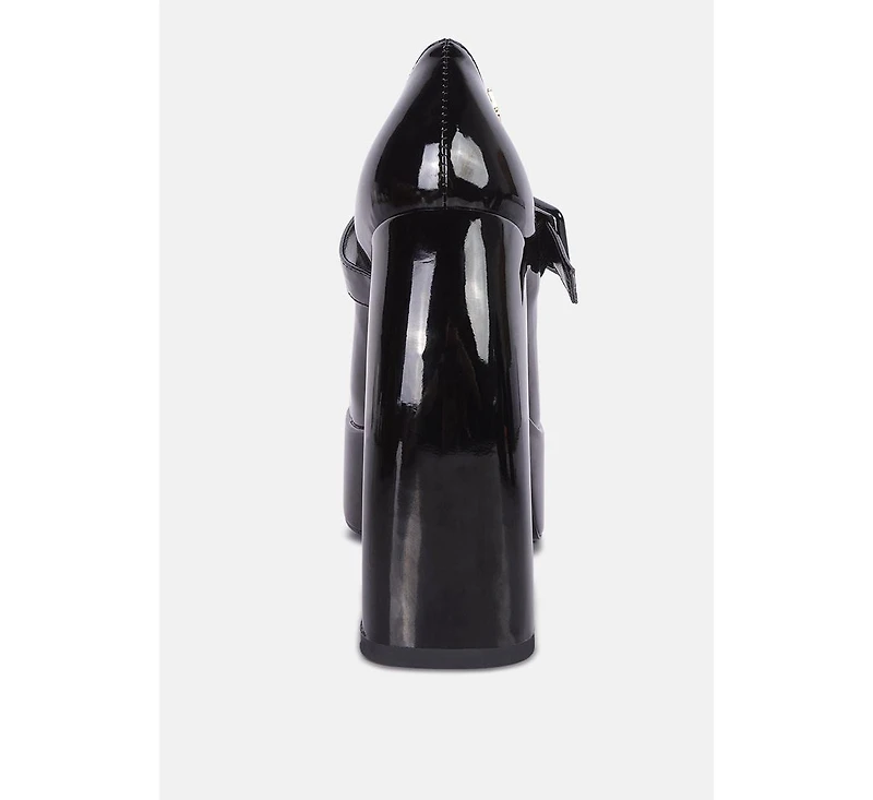 Pablo Womens Statement High Platform Heel Mary Jane Sandals