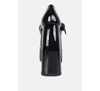 Pablo Womens Statement High Platform Heel Mary Jane Sandals