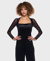 Alex & Sophia Junior's Square Halter Neck Top