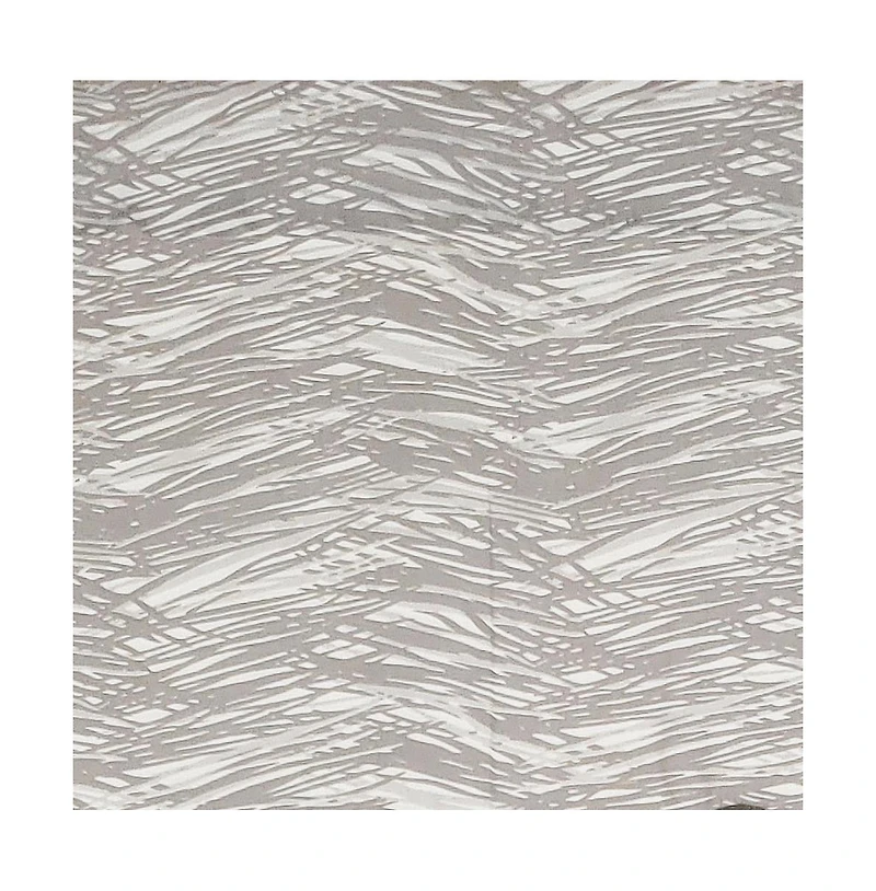 Rlf Home Vasiliki Regal 3" Rod Pocket Lining Luxurious and Elegant Window Treatment Valance 50" x 17" Gray