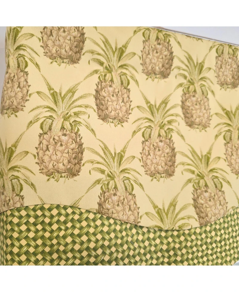 Rlf Home 100% Cotton Kingston Glory Fully lined Windows Rod Pocket Valance 50" x 16" Yellow