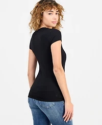 Guess Women's Rhinestone Logo T-Shirt