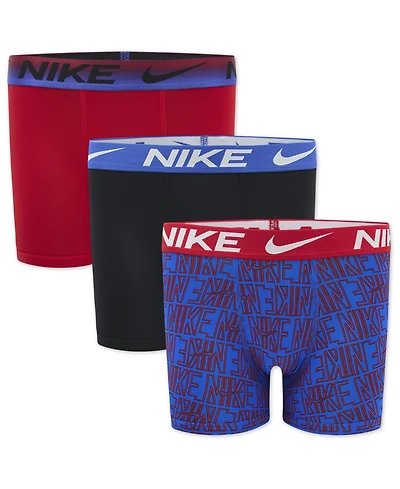 Nike Big Boys Essential Dri-fit Boxer Briefs, Pack of 3