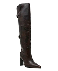 Wild Pair Women's Vivii Over-The-Knee Buckle Boots, Macy's Exclusive