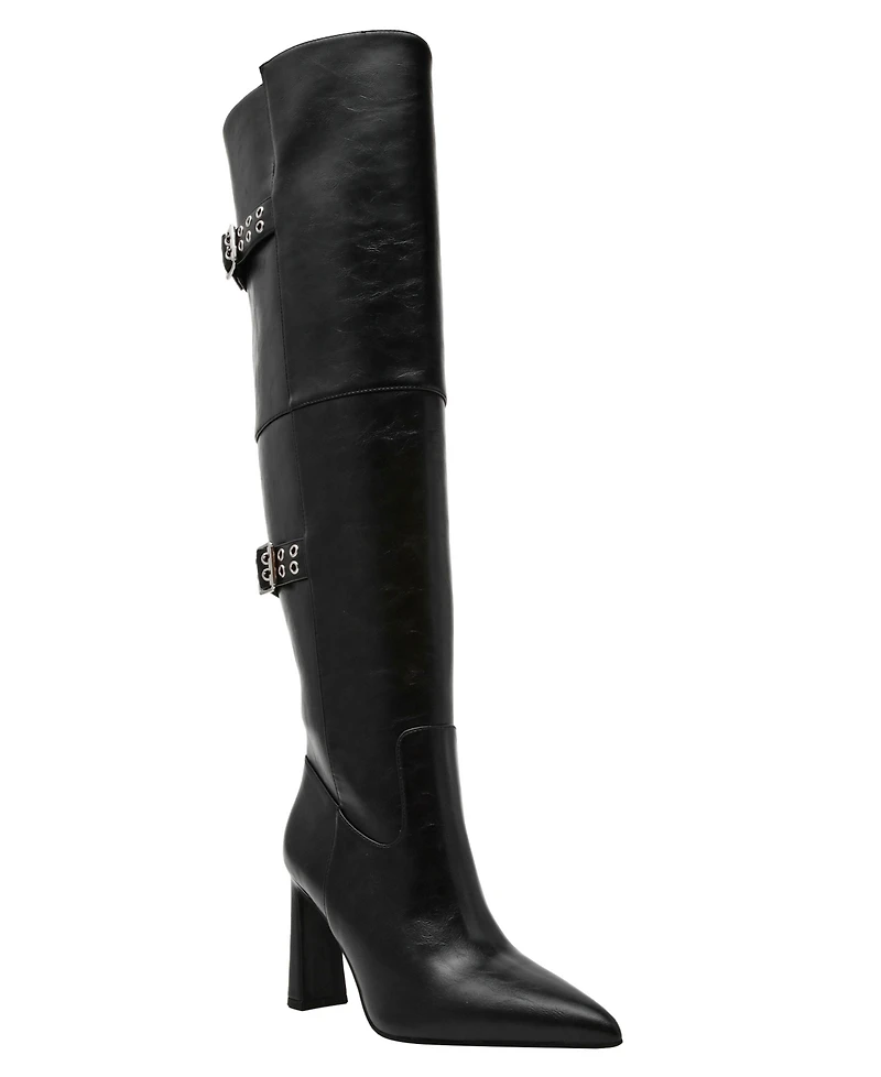 Wild Pair Women's Vivii Over-The-Knee Buckle Boots, Macy's Exclusive