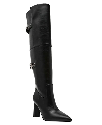 Wild Pair Women's Vivii Over-The-Knee Buckle Boots, Macy's Exclusive