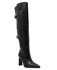 Wild Pair Women's Vivii Over-The-Knee Buckle Boots, Macy's Exclusive