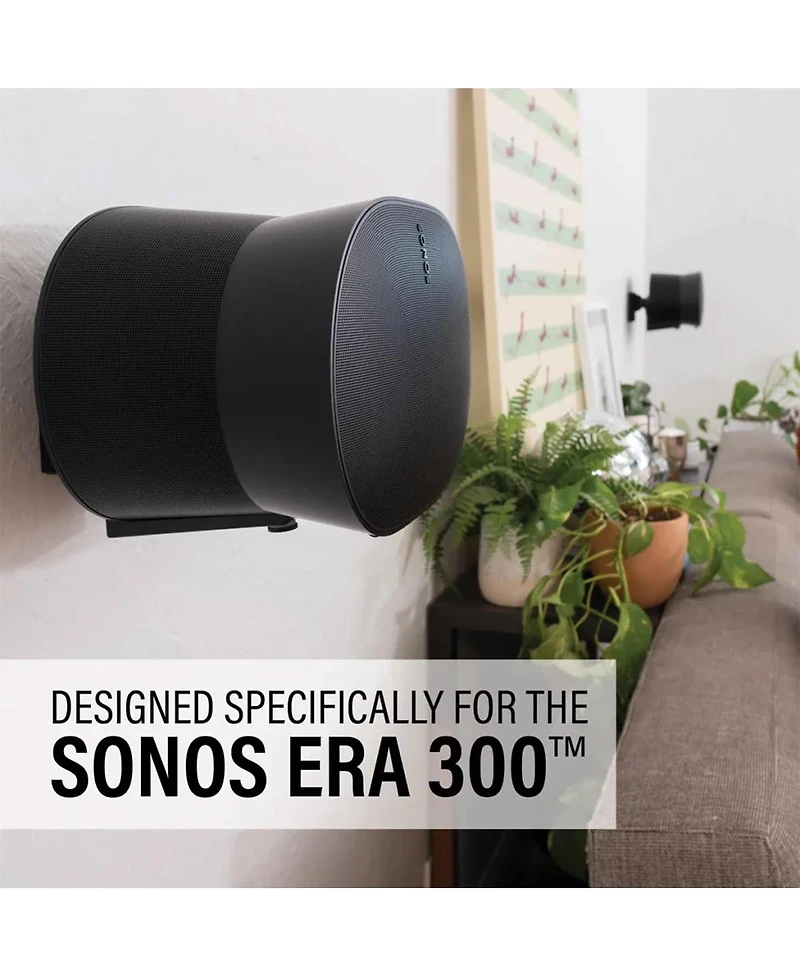 Sanus Adjustable Speaker Wall Mounts for Sonos Era 300 - Pair