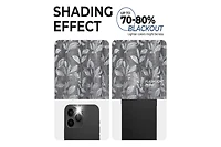 Superior Leaves Modern Bohemian Back Tab Blackout Curtain Set