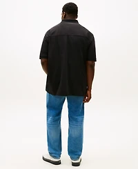 Tommy Hilfiger Men's Big & Tall Zippered Polo Shirt