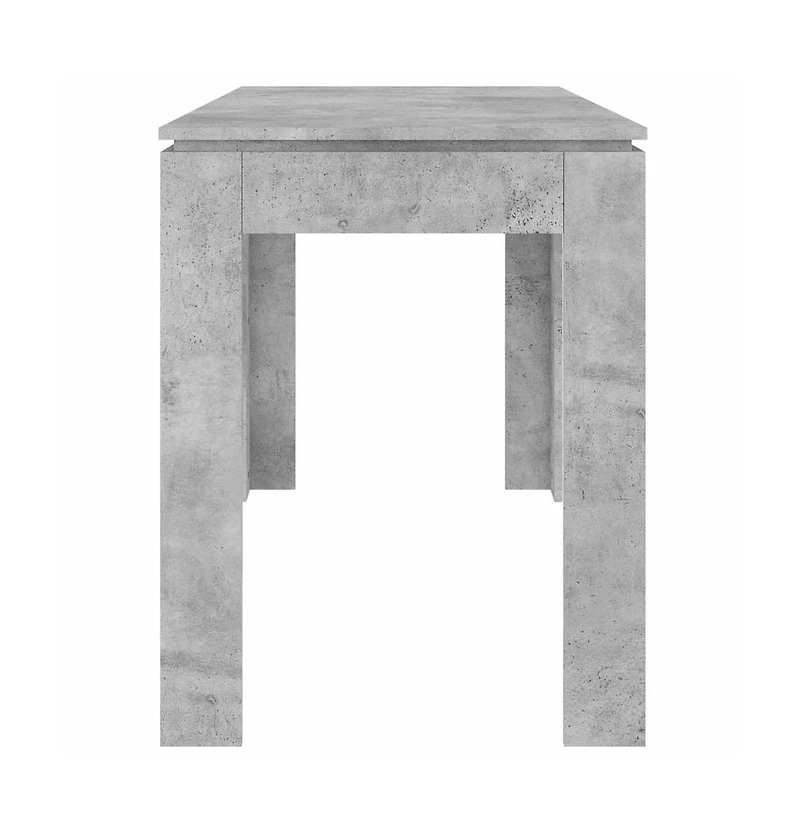 vidaXL Dining Table Concrete Gray 47.2"x23.6"x29.9" Engineered Wood