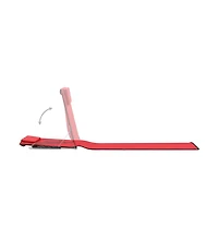 vidaXL Folding Beach Mats 2 pcs Steel and Fabric Red