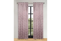 Superior Solid Machine Washable Room Darkening Blackout Curtains with Back Tabs, Set of 2