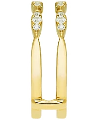 Macy's Diamond Guard Ring (1/4 ct. t.w.) in 14K Yellow Gold