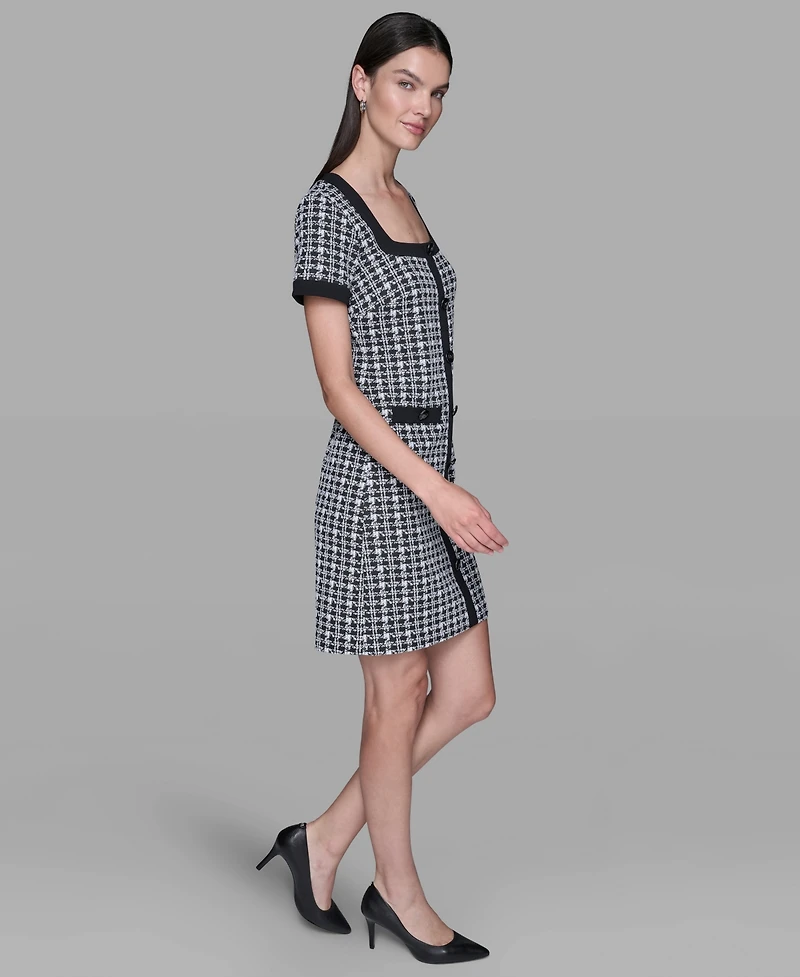 Karl Lagerfeld Paris Women's Square-Neck Dress