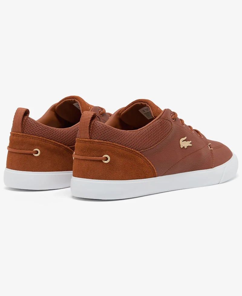 Lacoste Men's Round Toe Lace-Up Sneakers