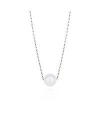 The Lovery Single Pearl Necklace White Gold