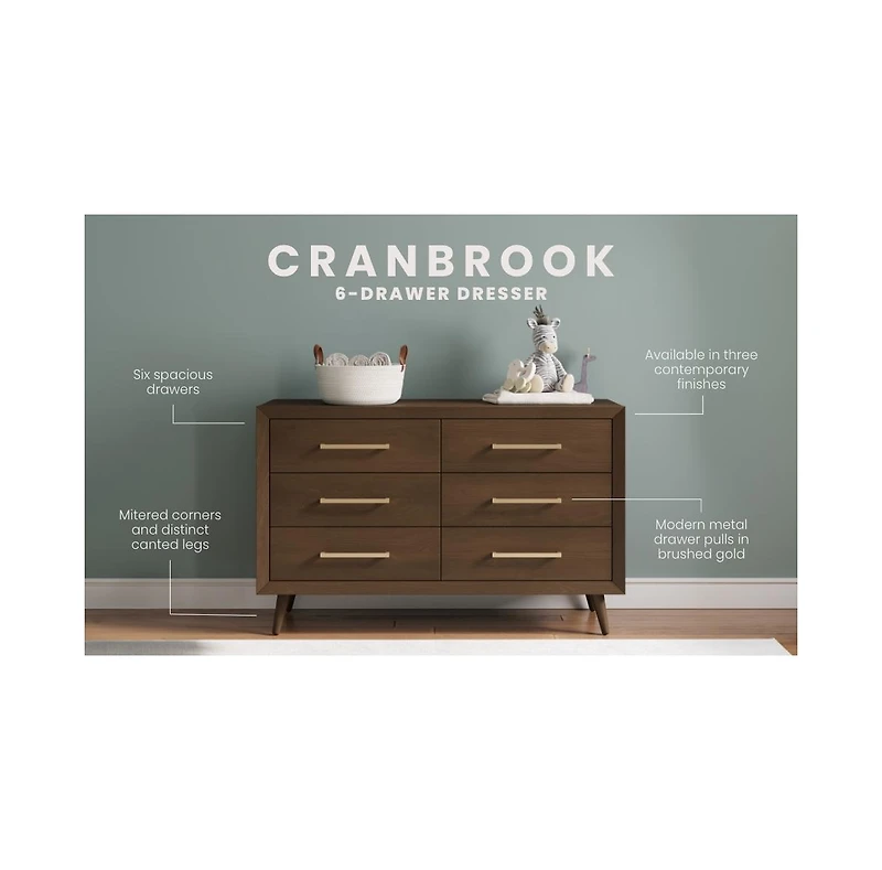 Cranbrook 6 Drawer Double Dresser