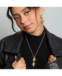 Bcbg Generation Sculptural Heart Drop Earrings