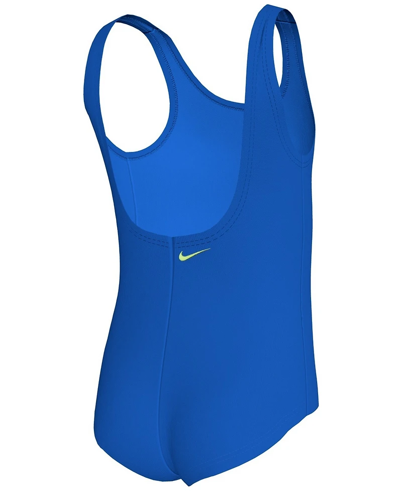 Nike Girls 4-6X Doodle Floral U-Back Swimsuit