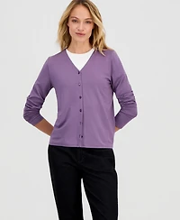 Eileen Fisher Women's V-Neck Button Front Top
