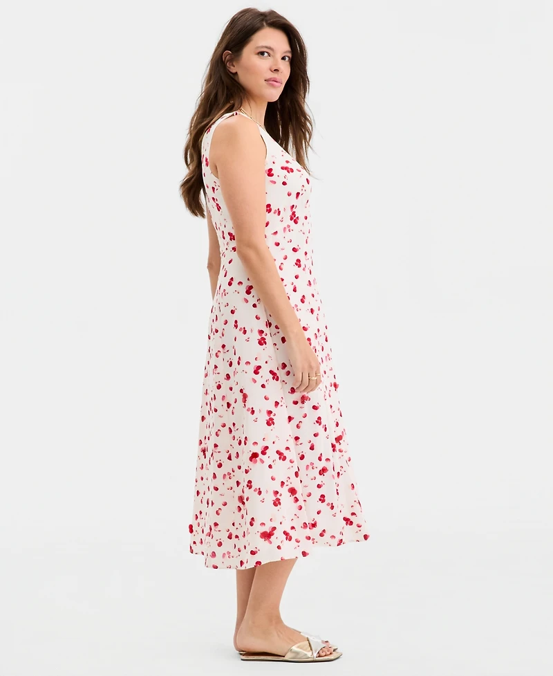 On 34th Women's Soft Petal Print Embellished Slip Dress, Macy's Exclusive