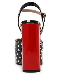 Betsey Johnson Women's Allyson Lips Platform Dress Sandals