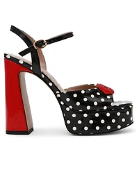 Betsey Johnson Women's Allyson Lips Platform Dress Sandals