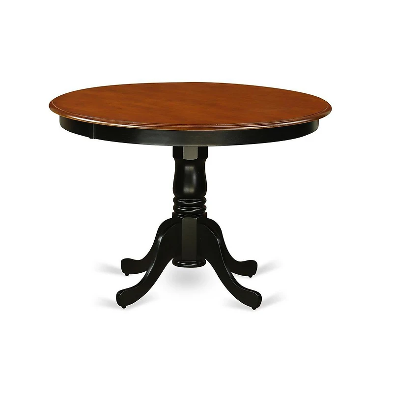 East West Furniture Dining Room Set Black and Cherry
