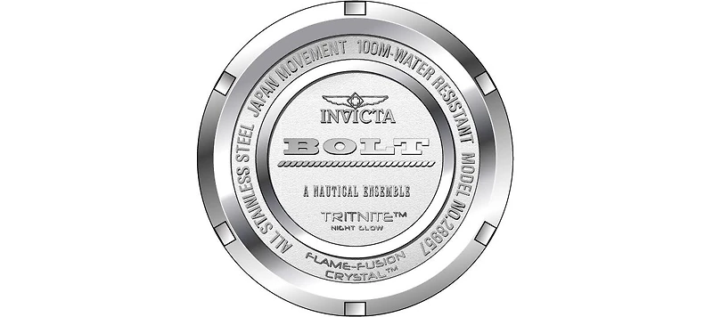 Invicta Women's 28957 Bolt Quartz 3 Hand Gold Dial Watch