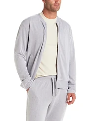 Vintage & Black Men's Full-Zip Bomber Jacket