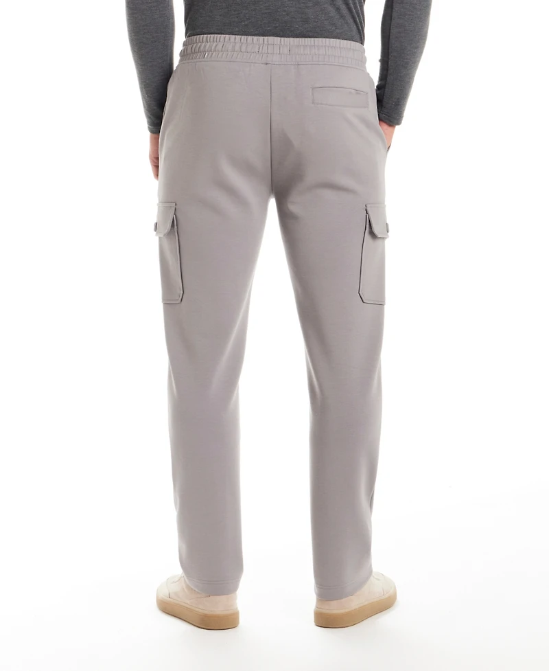 Vintage & Black Men's Scuba Knit Cargo Jogger Pants