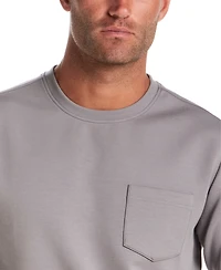 Vintage & Black Men's Crewneck Long- Sleeve T-Shirt