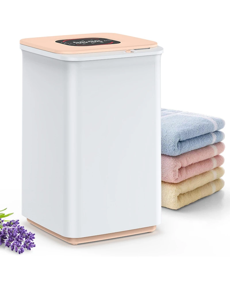 Sugift Waterproof Hdpe Shower Bench with Semicircular Seat and Storage Shelf