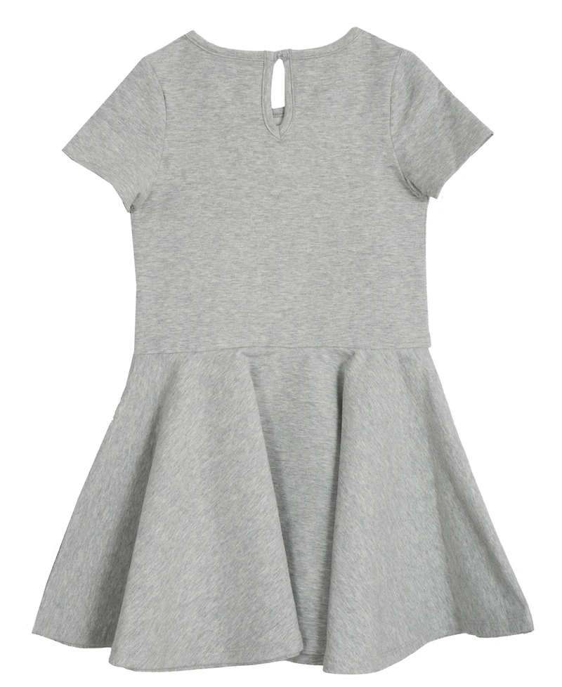 Rare Editions Girls 4T-6X Sequin Skater Dress with Handbag