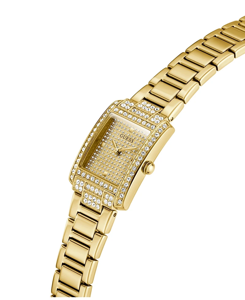 Guess Women's Gold-Tone Glitz Analog Watch, 23mm