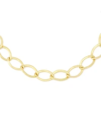 Robert Lee Morris Soho Gold Link Collar Necklace