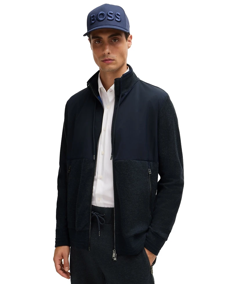Boss by Hugo Men's Regular-Fit Zipped Sweatshirt