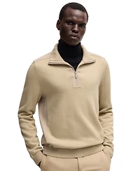 Boss by Hugo Boss Men's Softshell Trims Zip-Neck Sweater