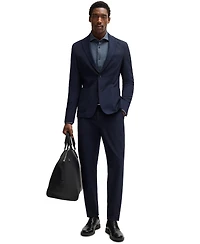 Boss by Hugo Men's Micro-Check Stretch Cotton Casual-Fit Shirt